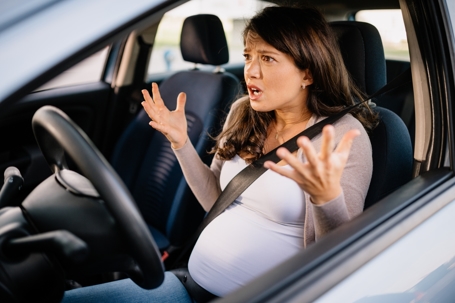 pregnant while driving